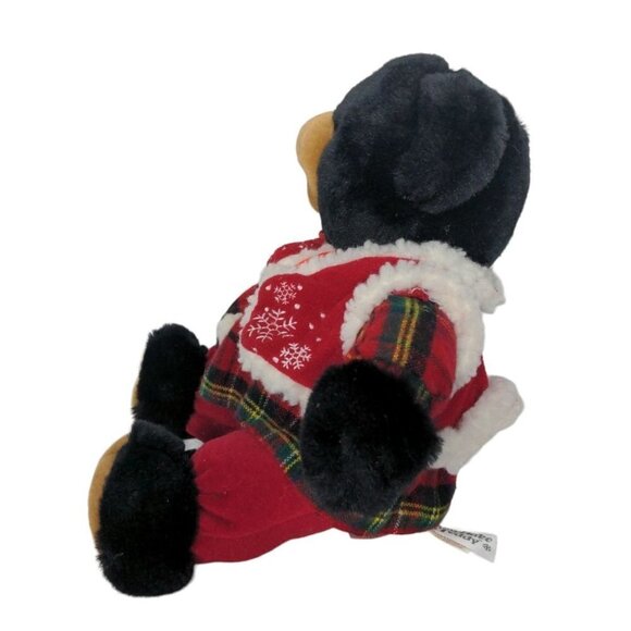 Dan Dee Snowflake Teddy Bear Female Christmas Plush Stuffed Animal 2007 13" - Picture 4 of 8